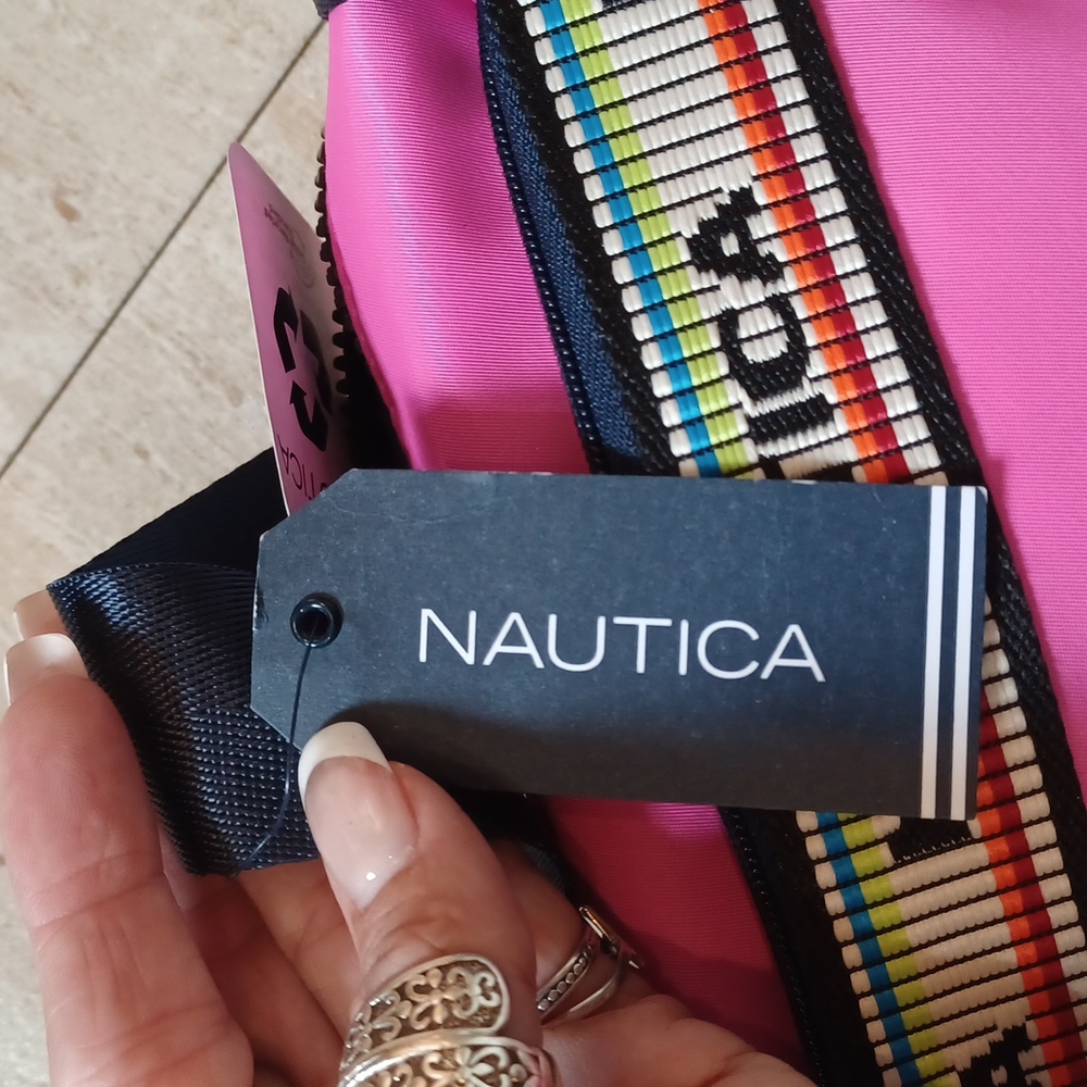 New Nautica Riptide Hot Pink Crossbody Bag - Picture 7 of 10
